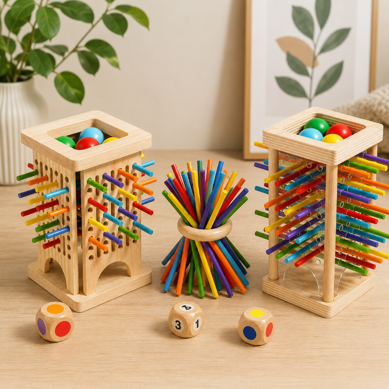 Wooden Stick Battle Game – Pensare e interagire – Gioco da tavolo strategico