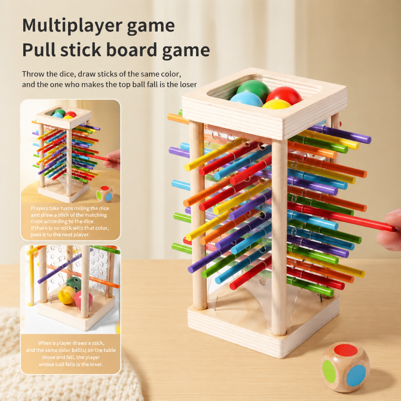 Wooden Stick Battle Game – Pensare e interagire – Gioco da tavolo strategico