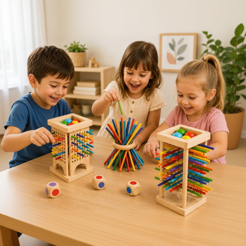 Wooden Stick Battle Game – Pensare e interagire – Gioco da tavolo strategico