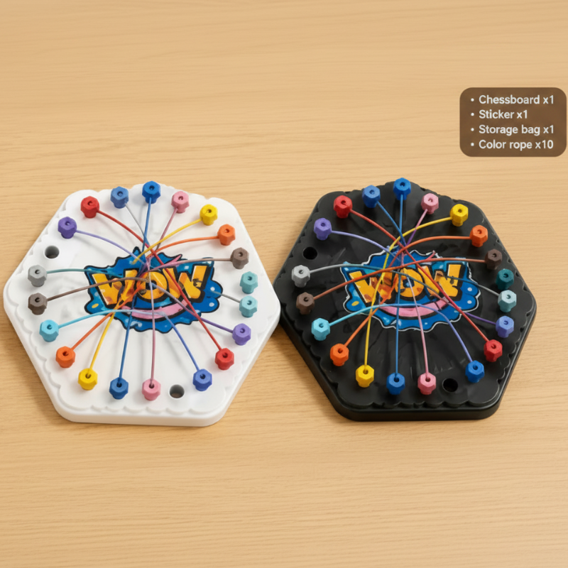 Color Rope Logic Game – Pensare e interagire – Gioco da tavolo