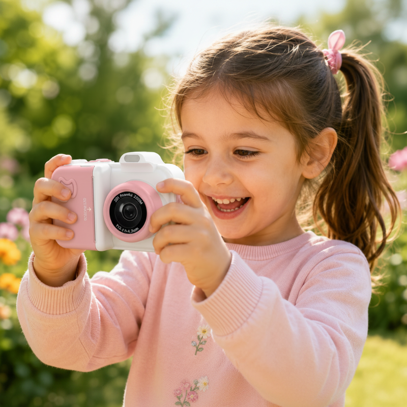 Instant Print Camera – Creativo e interattivo – Fotocamera istantanea per bambini