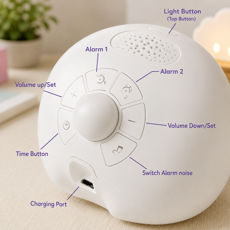 Cute Expression Alarm Clock – Carina e pratica – Sveglia per bambini