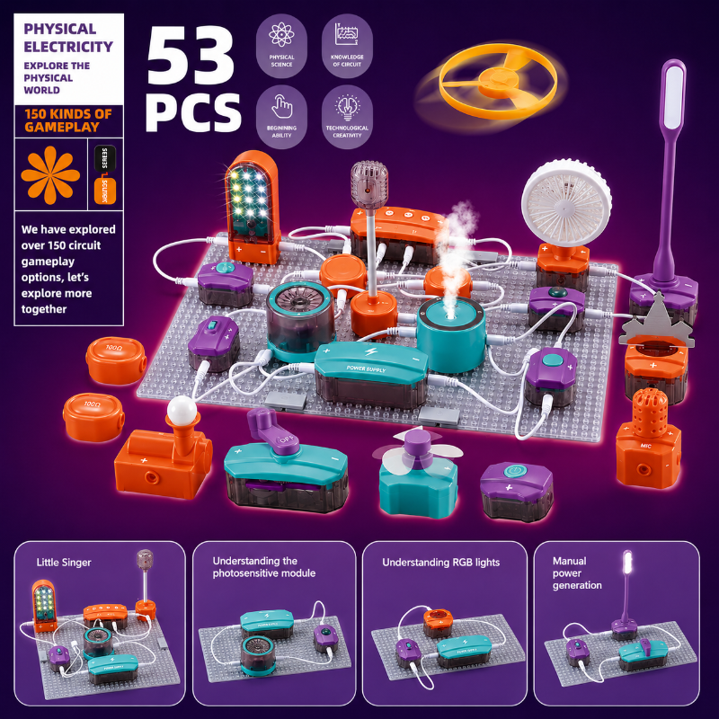 STEM Electronic Building Kit – Istruttivo e tecnico – Set di esperimenti sul circuito