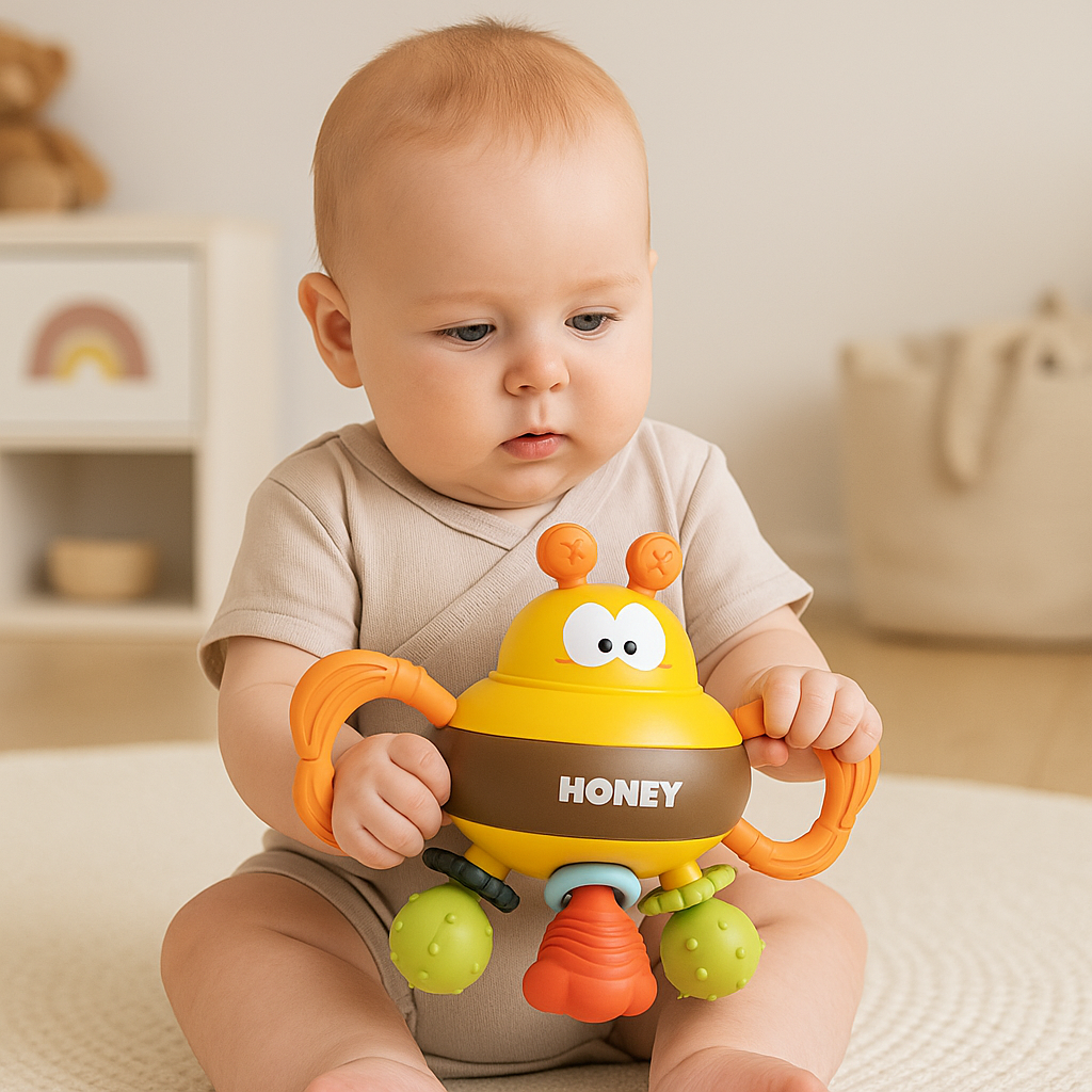 TinyHive – Sicuro ed educativo – Palla sonaglino e da mordere