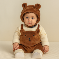 Thumbnail for MiniSnow – Accogliente e protettivo – Tutina e cappellino in peluche