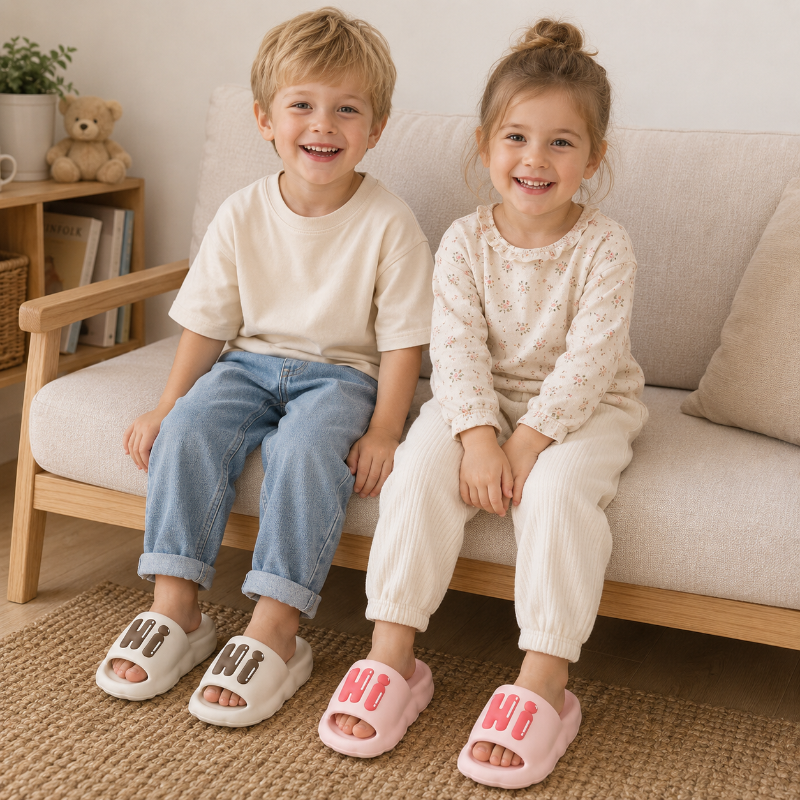 CloudWalk – Comode e antiscivolo – Ciabatte per bambini “Hi”