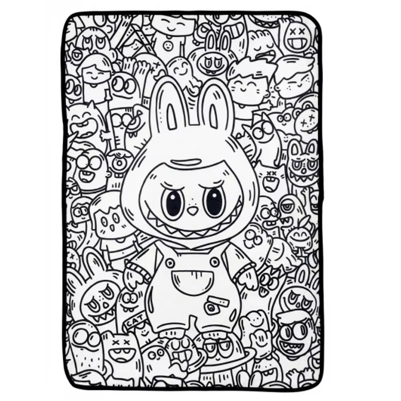 ColorFun – Creativo e istruttivo – Grande coperta da colorare
