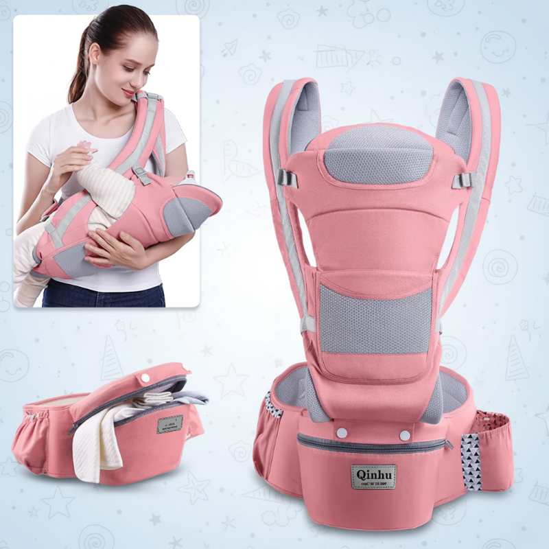 CozyCarry – Pratico e regolabile – Marsupio 3 in 1 per bambini