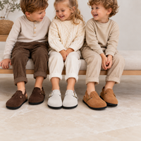 Thumbnail for LittleWalk – Comodi e alla moda – Sandali zoccoli in pelle scamosciata