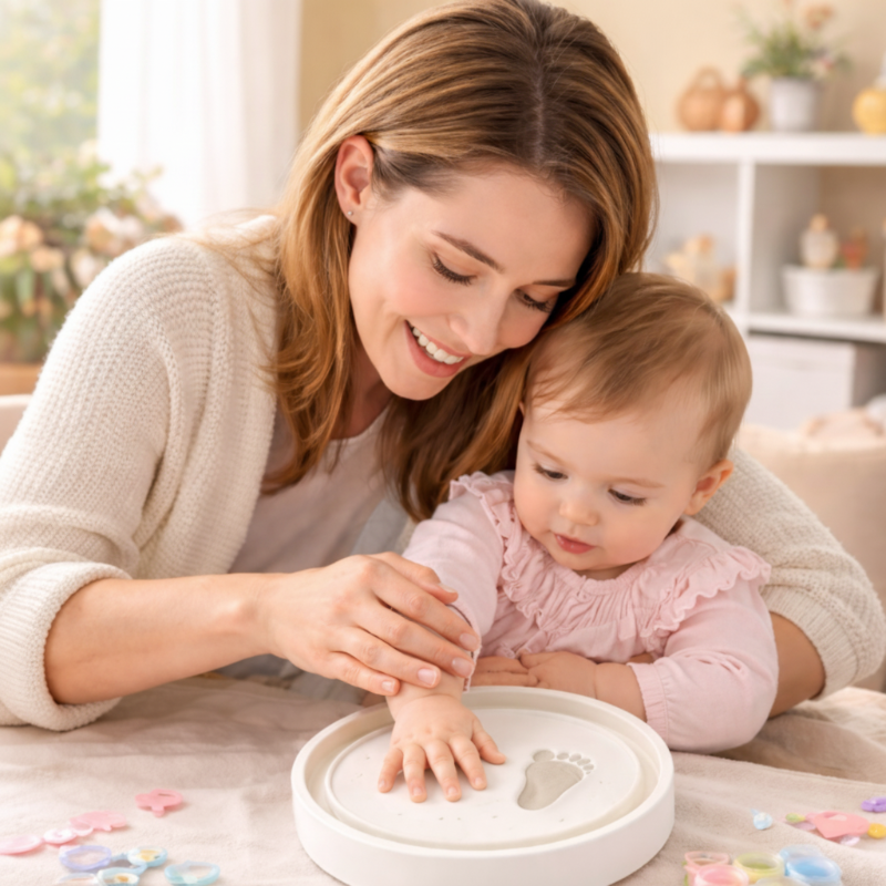 Baby Imprint Clay Kit – Ricordo & Unico – Set per impronte in argilla