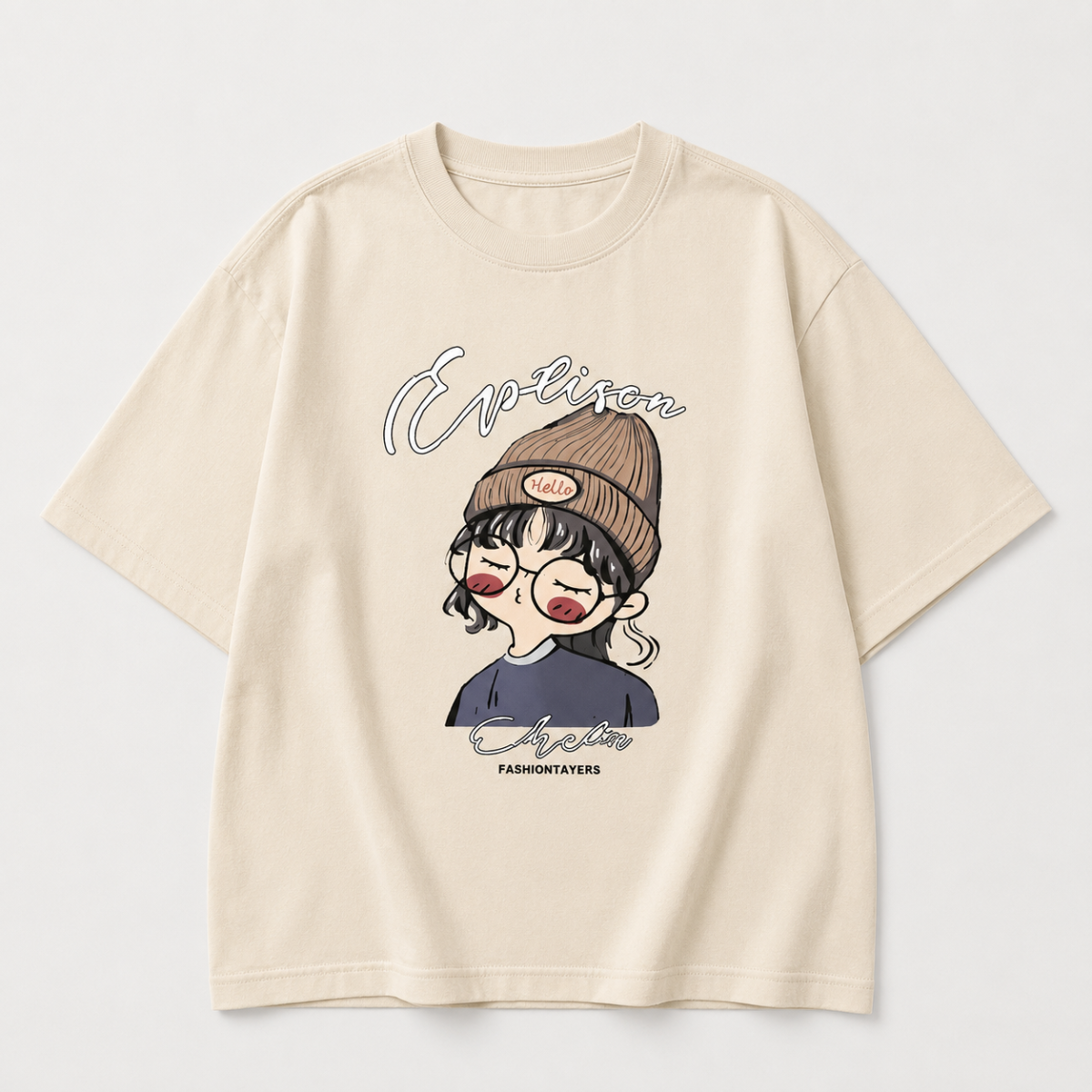 CuteStyle – Alla moda e comoda – Maglietta con stampa cartoon oversize