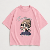 Thumbnail for CuteStyle – Alla moda e comoda – Maglietta con stampa cartoon oversize