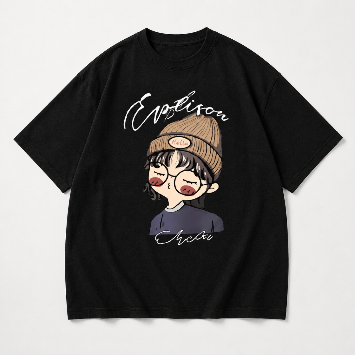 CuteStyle – Alla moda e comoda – Maglietta con stampa cartoon oversize