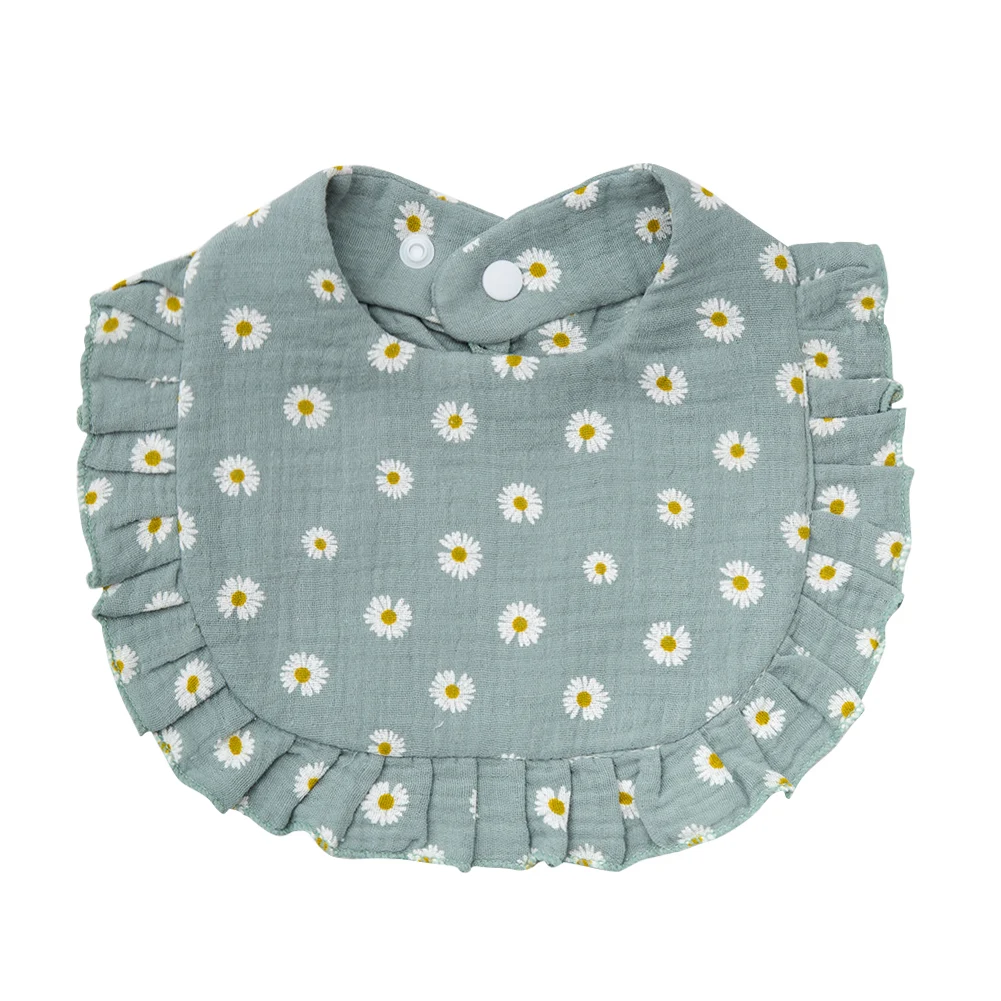 BabyBloom – Carino e comodo – Bavaglino per neonati con bordo a balze