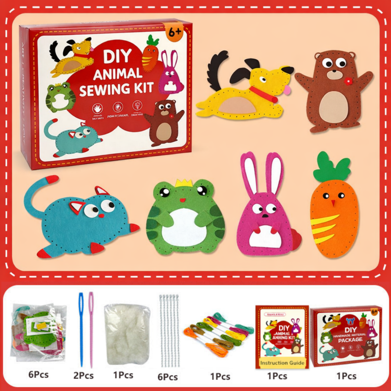 HappyStitches – Creativo ed educativo – Set da cucito giocoso