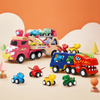 DinoDrive – Creativo e avventuroso – Set da gioco con camion 5 in 1