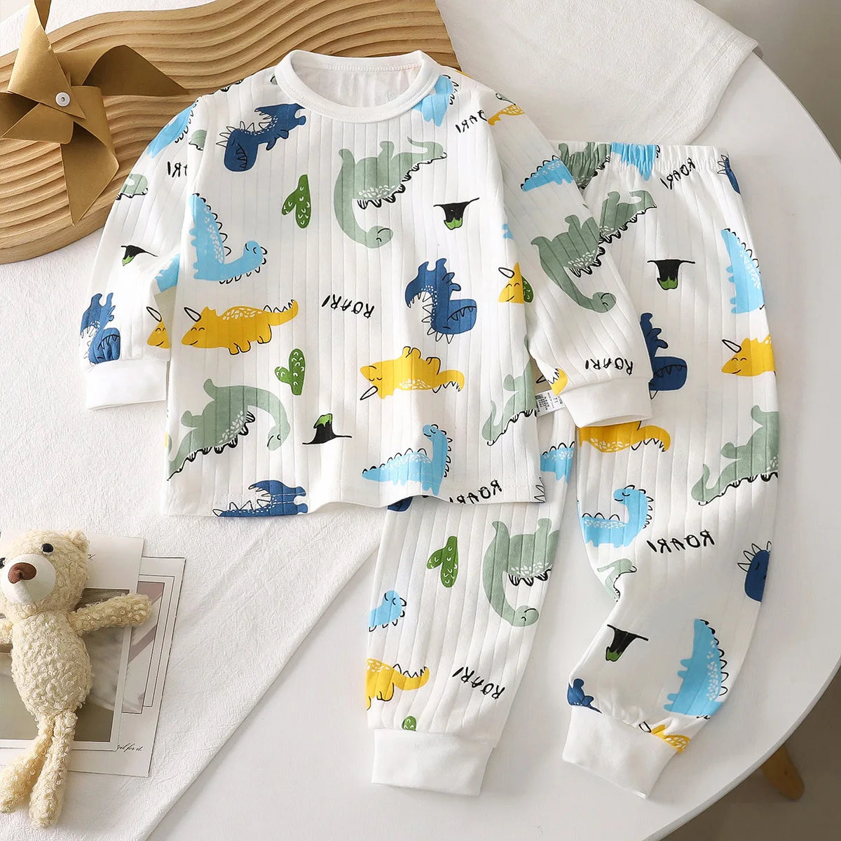 LittleDreamer – Morbido e caldo – Set di pigiamini in cotone per bambini