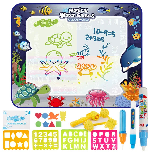 AquaMagic Mat™ - Gioco creativo - Tappetino interattivo da gioco e disegno