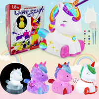Thumbnail for MiniCrafters – Creatività e apprendimento – Set di colori per dipingere animali su lampade fai da te