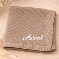 Thumbnail for Personalized Baby Blanket – Morbida e unica – Coperta in cotone personalizzata con ricamo