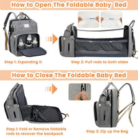 Thumbnail for Travel Bag™ - Borsa multifunzionale per pannolini - Zaino per neonati