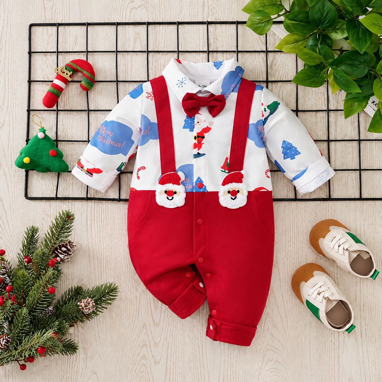 Mini Fashion™ - Materiale morbido - Costume di Natale per bambini