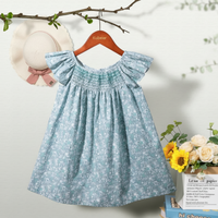 Thumbnail for Floral Dress – Leggera e ariosa – Abito da bambina con maniche svolazzanti