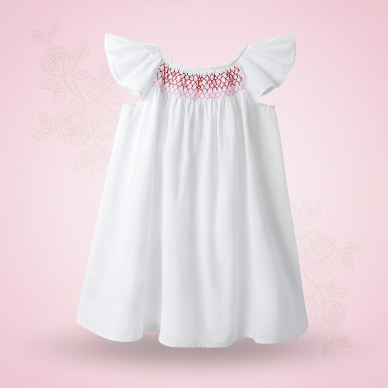 Floral Dress – Leggera e ariosa – Abito da bambina con maniche svolazzanti