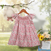 Thumbnail for Floral Dress – Leggera e ariosa – Abito da bambina con maniche svolazzanti