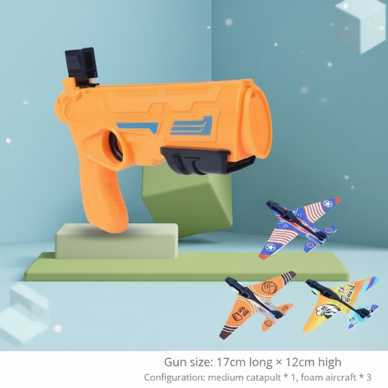 FlyHero – Creativo e interattivo – Blaster a forma di aeroplano per bambini