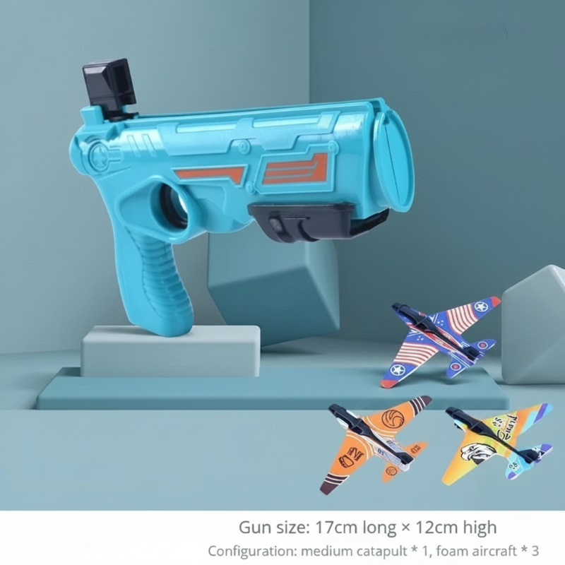 FlyHero – Creativo e interattivo – Blaster a forma di aeroplano per bambini