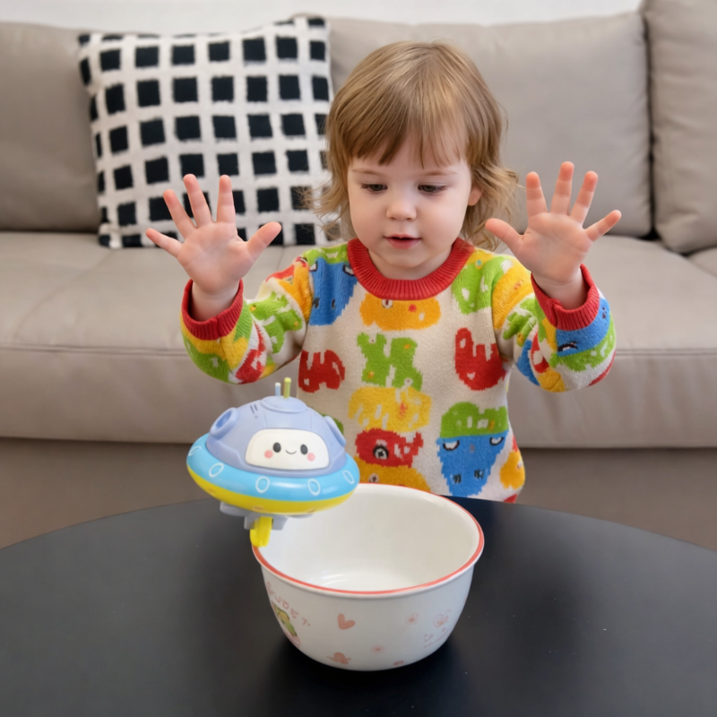 Tightrope Walking UFO Toy – Interattivo e affascinante – Giocattolo robot in equilibrio
