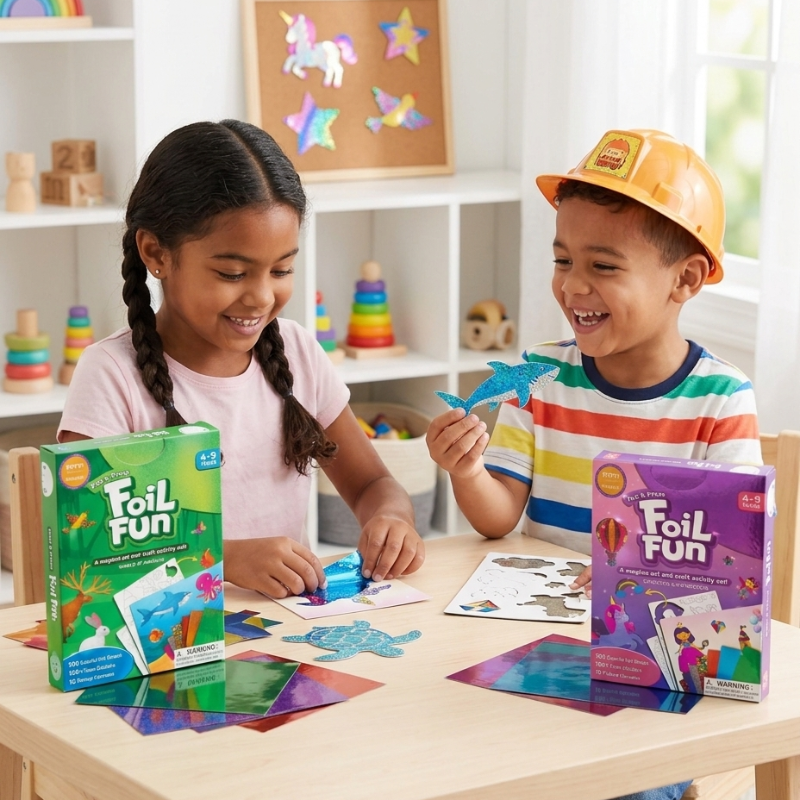 FoilMagic – Ludico e creativo – Set artistico di adesivi in pellicola