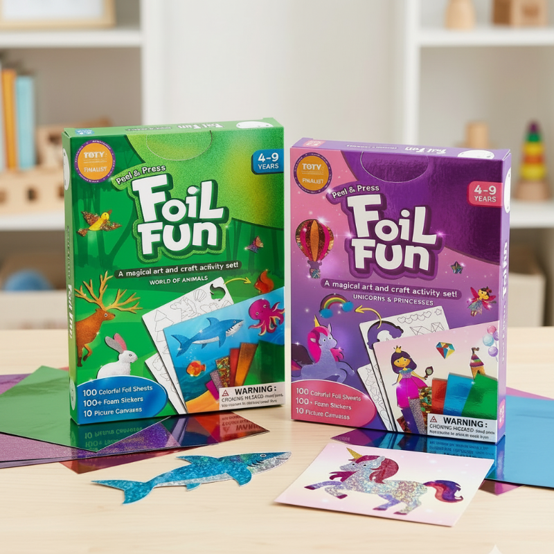 FoilMagic – Ludico e creativo – Set artistico di adesivi in pellicola