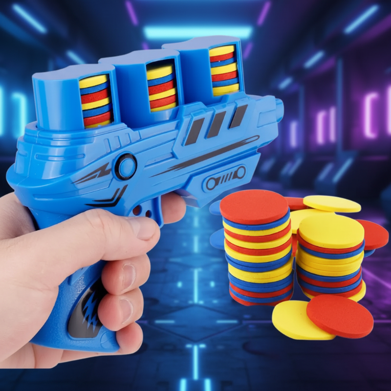 FunGun – Sicuro ed educativo – Set da gioco con pistola a schiuma