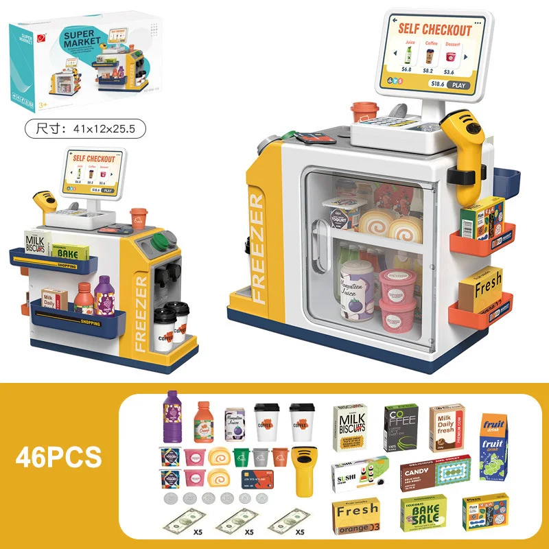 PlaySmart – Creativo ed educativo – Set da gioco “Supermercato”