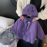 Thumbnail for LiloWear – Antivento e idrorepellente – Giacca a vento con cappuccio per bambini
