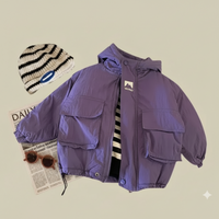 Thumbnail for LiloWear – Antivento e idrorepellente – Giacca a vento con cappuccio per bambini