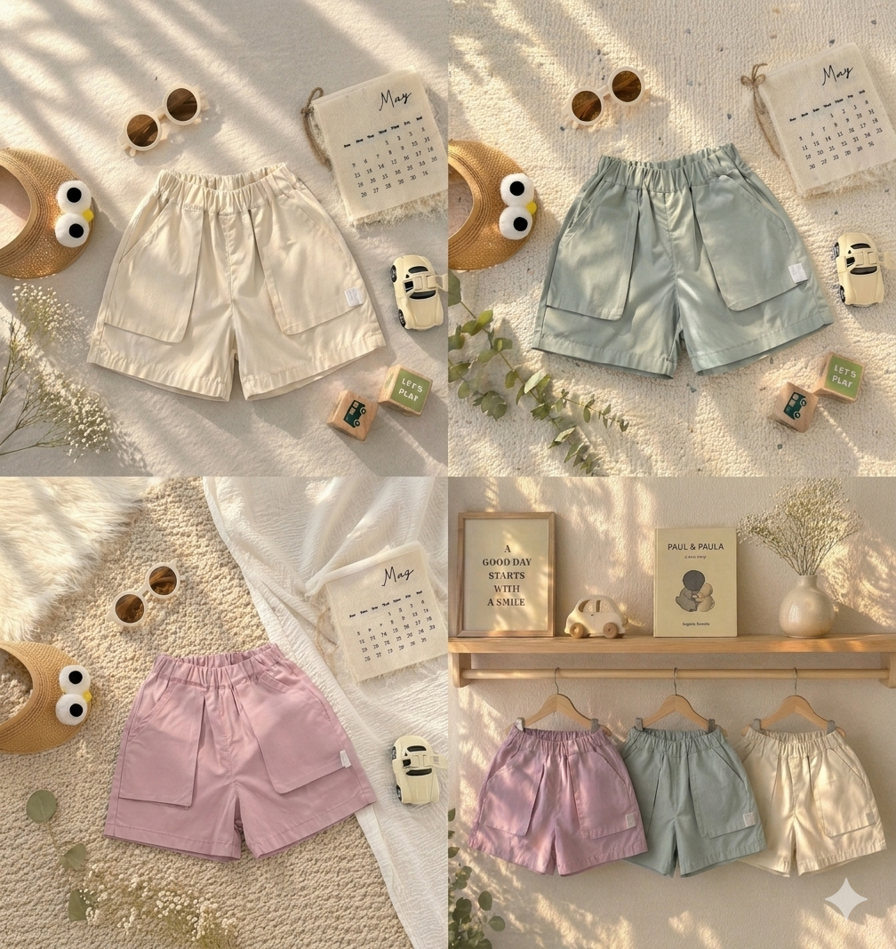 CozyMove – Zacht & Vrij – Pantaloncini corti “Shorts”