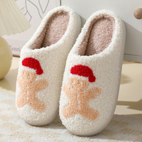 Thumbnail for Northern Lights Kids - Caldo e festoso - Pantofole natalizie in peluche a fantasia