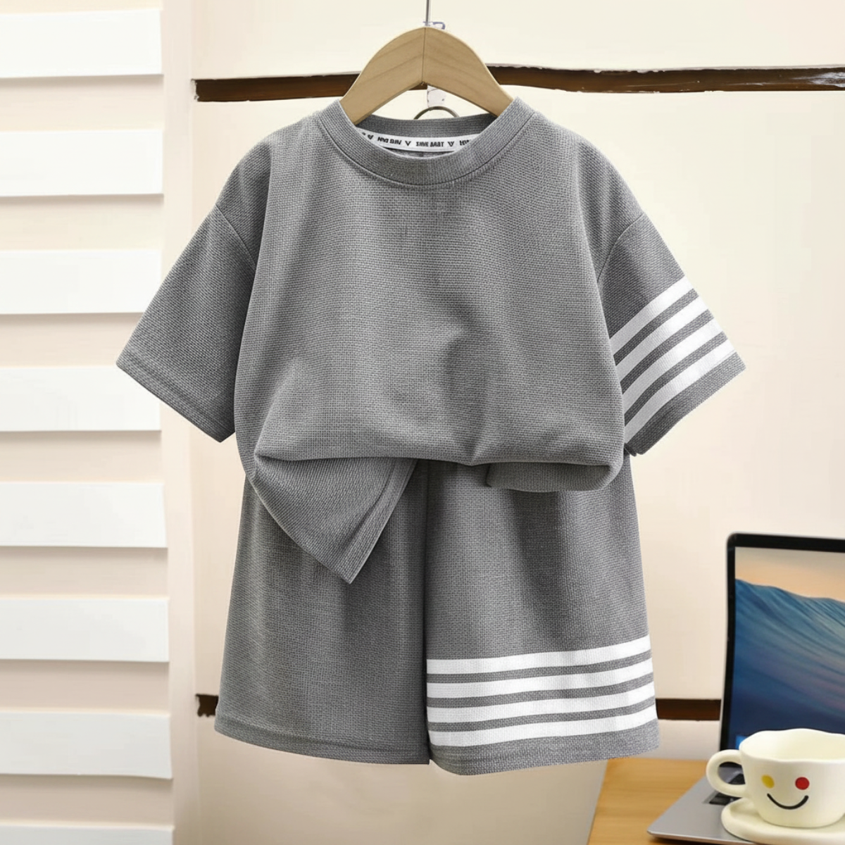 MiniSport – Sport e tempo libero – Set da 2 pezzi con pantaloncini e maglietta