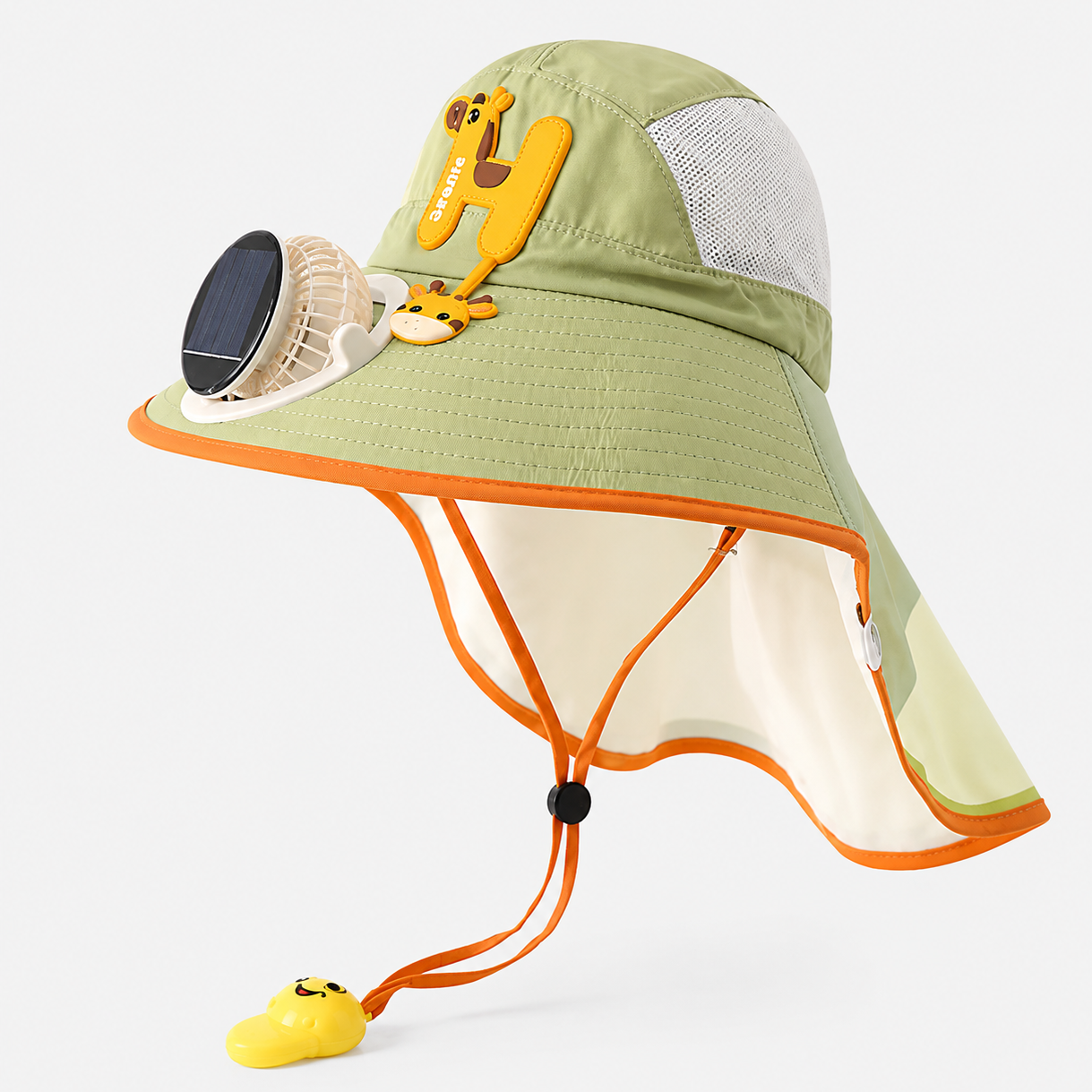 HappyShade – Protezione solare e raffreddamento – Cappellino estivo per bambini con ventilatore