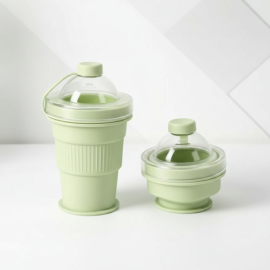 FlexiCup – Pratico e portatile – Bicchierino pieghevole in silicone