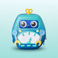 Thumbnail for MiniBot – Grintoso e pratico – Zaino per bambini con motivo robot