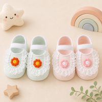 Thumbnail for SweetFeet – Morbide e carine – Calzini per neonati con fiori e pizzo
