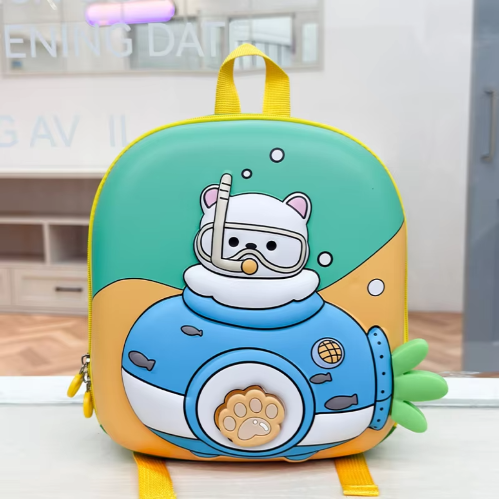 KiddoPack – Carino e pratico – Zaino per bambini con zampetta luminosa