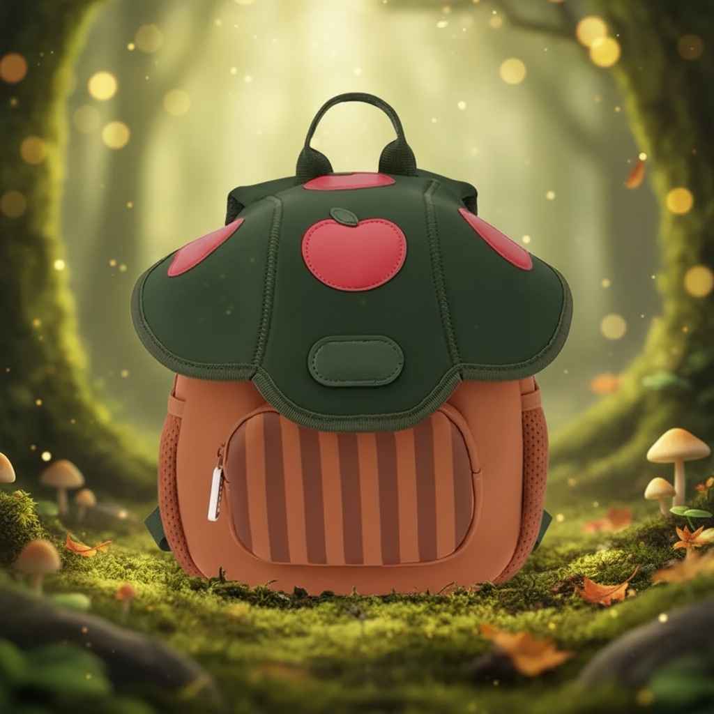 MushroomPack – Carino e pratico – Zaino per bambini di design