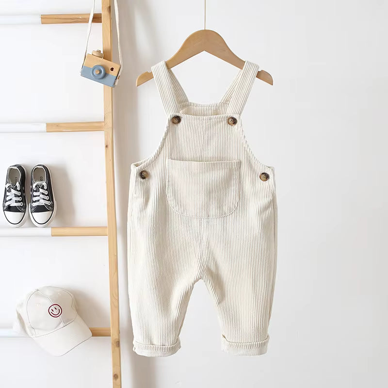 TinyTrend – Comodi ed eleganti – Salopette in tessuto a costine