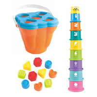 Thumbnail for SmartSort – Motricità e apprendimento – Bicchieri impilabili con gioco di smistamento delle forme