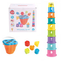 Thumbnail for SmartSort – Motricità e apprendimento – Bicchieri impilabili con gioco di smistamento delle forme